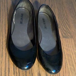 Black Flats Size 8